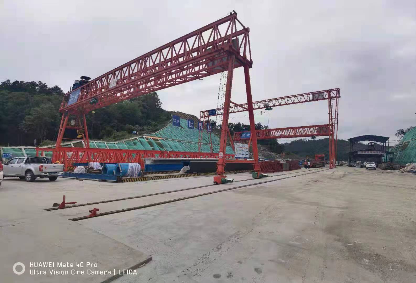 中國(guó)能建陜西項(xiàng)目MG95/10t-33m-10m、MH10t-38m-15m龍門(mén)吊