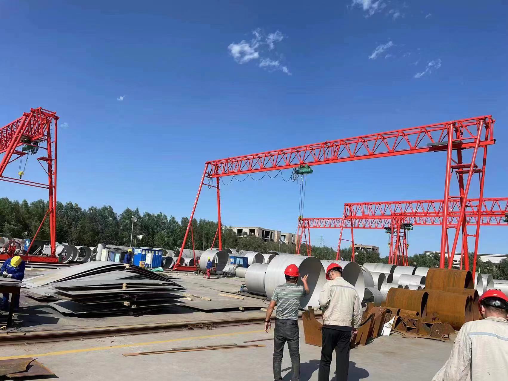 20噸龍門(mén)吊安裝時(shí)，需要注意哪些尺寸？